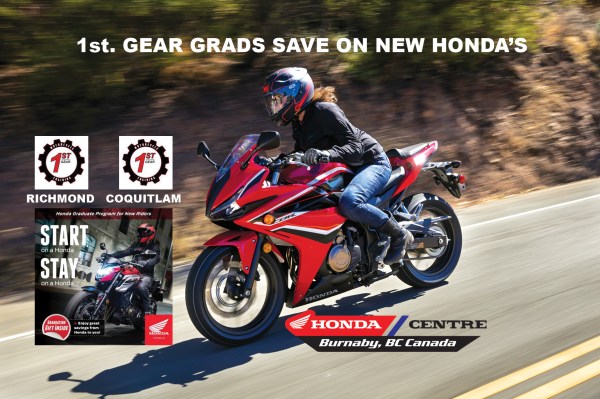 1st. Gear Grads Save on New Honda's